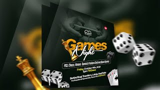 Game Night Flyer Tutorial