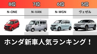 【新車総合】ホンダ新車人気ランキング！