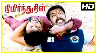 Nimirnthu Nil Movie Scenes | Jayam Ravi demands money from the corrupt officers | Ragini Dwivedi