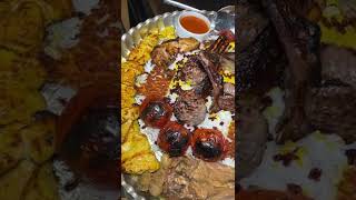 #سینی درهم کباب چربو چیلی غذای خوشمزه