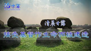 【清晨甘露】接受基督作生命而被建造