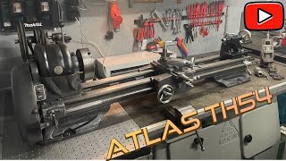 Atlas TH54 Power Cross Feed Lathe Drehmaschine Svarv