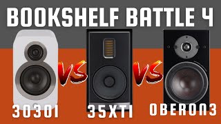 Best Bookshelf Speaker Comparison Q ACOUSTICS 3030I vs MARTIN LOGAN 35XTi vs DALI OBERON 3