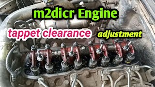 Scorpio m2dicr Engine tappet adjustment ।। Junior Automobile Eng