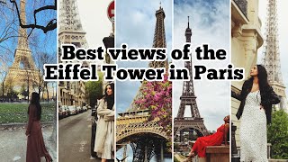 12 BEST SPOTS TO SEE EIFFEL TOWER IN PARIS
