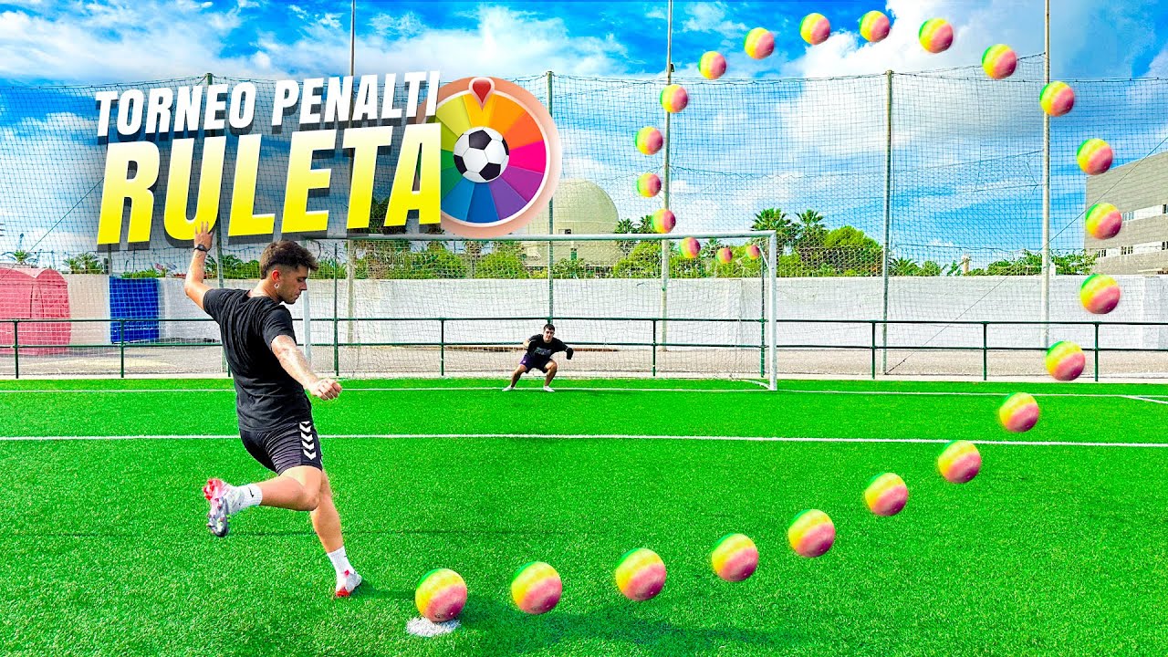 ⚽ PENALTIS RULETA CHALLENGE 😲 ¡Retos De Fútbol! - YouTube