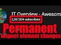 Permanently Save Inspect Element Changes Forever With Javascript Injections Codify Tutorial
