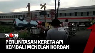 Minibus Tertabrak Kereta Api di Pelintasan Tak Berpintu Sidoarjo | Kabar Petang Pilihan tvOne