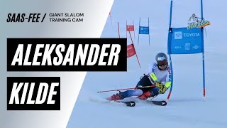 Aleksander Kilde GS Training Saas-Fee 10/8/23