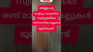 സമദാനി/അള്ളാഹു വെളിച്ചം കെടുത്തിയ സ്വർഗ്ഗത്തിലെ രണ്ട് മാണിക്യ കല്ലുകൾ ഭൂമിയിലുണ്ട്