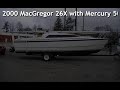 2000 macgregor 26x with mercury 50hp 4 stroke for sale in angola in