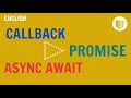 Synchronous and Asynchronous, Callback and Callback Hell Problem, Promise, Async Await