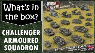 British starter force Challenger armoured squadron for WWIII Team Yankee unboxing and review.