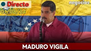 DIRECTO I El CNE comparece ante las dudas con el resultado electoral en Venezuela: Maduro vigila