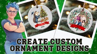 How to Make Personalized Ornament Designs (Sell Custom Digital Downloads on Etsy!)