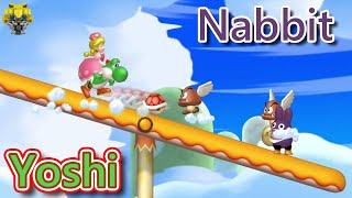 What Happens If Yoshi Catches Nabbit ? New Super Mario Bros U Deluxe