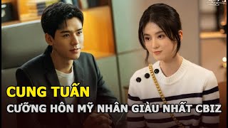 Cung Tuấn cưỡng hôn mỹ nhân giàu nhất Cbiz trong bồn tắm, mãnh liệt đến mức suýt té vỡ đầu?