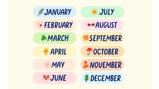 January February | Months name | जनवरी-फरवरी | January February ki spelling| Months in the year