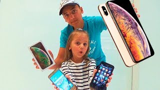 Родители КУПИЛИ Iphone Xs Max Gold Какой ПОДАРОК для Насти