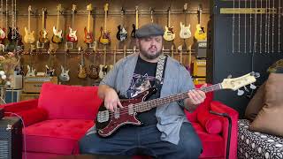The Nordstrand Acinonyx "CAT" Bass - in a Black Gloss Finish with Roundwound Strings