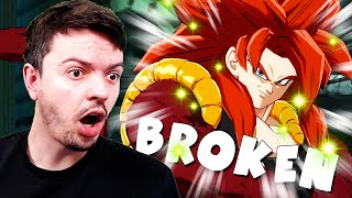 SSJ4 Gogeta is BROKEN! Dragon Ball FighterZ DLC Moveset Gameplay Reveal REACTION