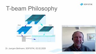 SOFiSTiK T-beam philosophy in building construction