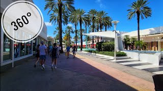 360° Lincoln Road Mall Valentines Day , Virtual Travel Tour , Miami Beach Florida , February 2025