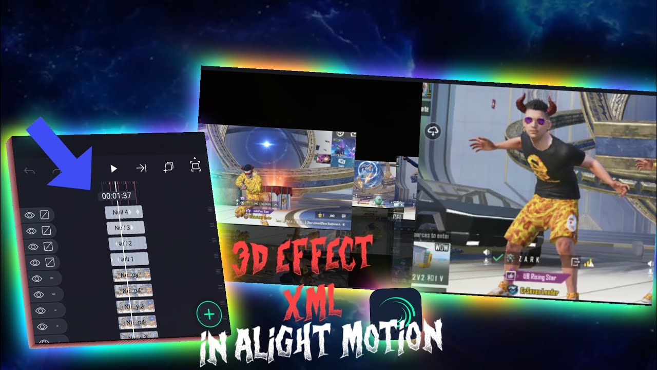 3d Null Animation Tutorial Xml In Alight Motion рџ ґ I Ae Like Effect In