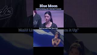 Blue Moon🌙 #ライブ映像 #① #2022 #2024 #niziu #shorts