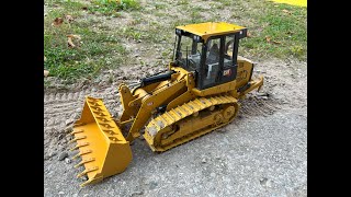 1/14 Earth Mover RC693T Hydraulic Track Loader addition to Addiction today, n Traxxas 4wd slash