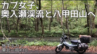 【下道で東北一周10】青森の奥入瀬渓流から八甲田・十和田ゴールドライン【だいたい日本一周 10日目】