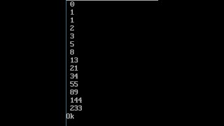 Fibonacci Sequence in GW-Basic and Quick Basic