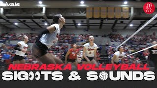 Watch Nebraska Volleyball 🏐 2024 Spring Match Highlights | Sights & Sounds