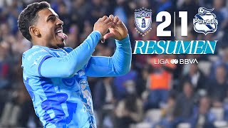 PACHUCA 2-1 PUEBLA J9 | Golazos y remontada de los Tuzos | Clausura 2025