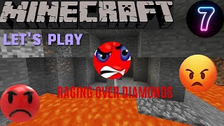 Minecraft Let's Play Episode 7: Raging over Diamonds!