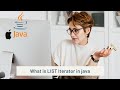 What is List Iterator in java || java tutorials || List Iterator ||