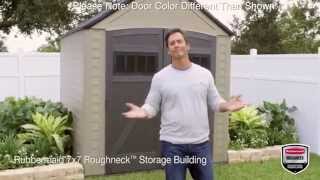 Rubbermaid Roughneck XL 7'x7' Outdoor Storage Shed | 5H80