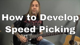 How to Develop Speed Picking Essentials for Guitar Soloing - Steve Stine Guitar Lesson