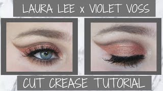 Laura Lee x Violet Voss Cut Crease Tutorial l Kiesa Howell