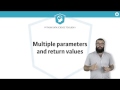 Python Tutorial: Multiple parameters and return values