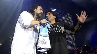 Marco Antonio Solís ~ Si no te Hubieras Ido ft.  Diego Armando Maradona