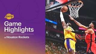 HIGHLIGHTS: Los Angeles Lakers @ Houston Rockets
