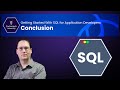 Getting Started With SQL for Application Developers - Conclusion