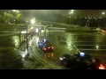 time lapse japan taxi station rain night　雨の夜のタクシー乗り場