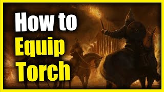 How to Equip Torch \u0026 See at Night in Kingdom Come Deliverance 2