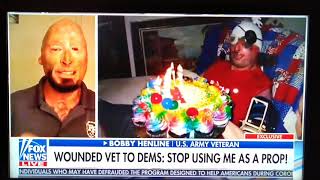 Wounded Vet To Democrats : Stop Using Me As A Propaganda!!!