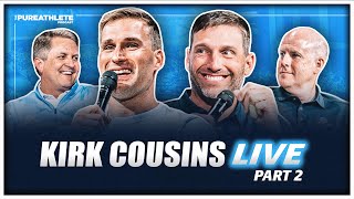 Kirk Cousins Talks GameDay Routine, Thoughts On Falcons Draft + Live Q&A | Pure Athlete Live Pt. 2