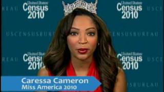 A 2010 Census message from Miss America