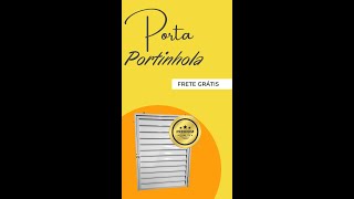 Porta Portinhola Porão Casa Do Gás Alumínio Branca 60x80 L25 Ventilada #Shorts