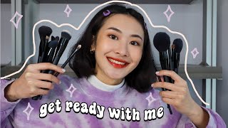 🎨GRWM • 愛用的平價刷具完成日常妝容♡